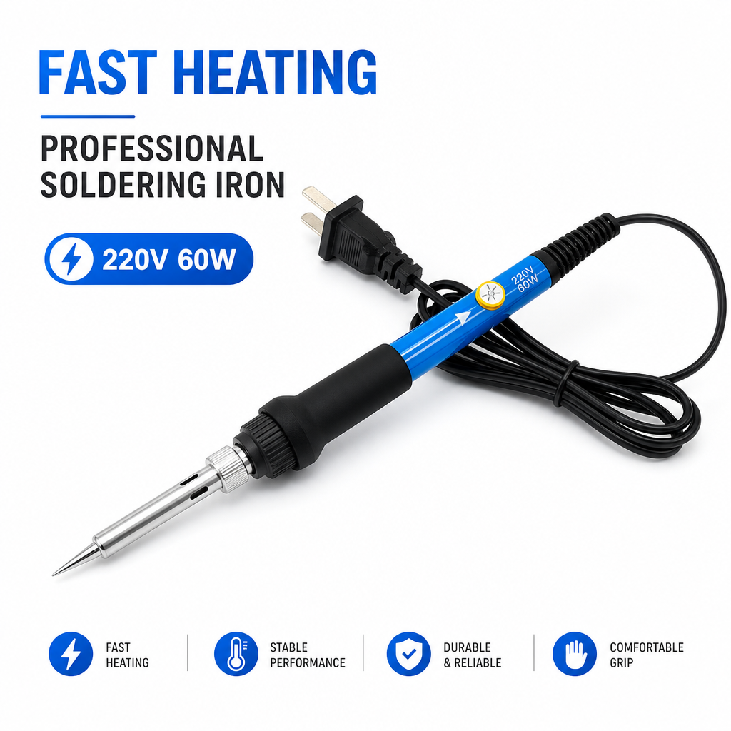 Diy Electronics Flux - 60W Adjustable Temp Soldering Iron Kit,