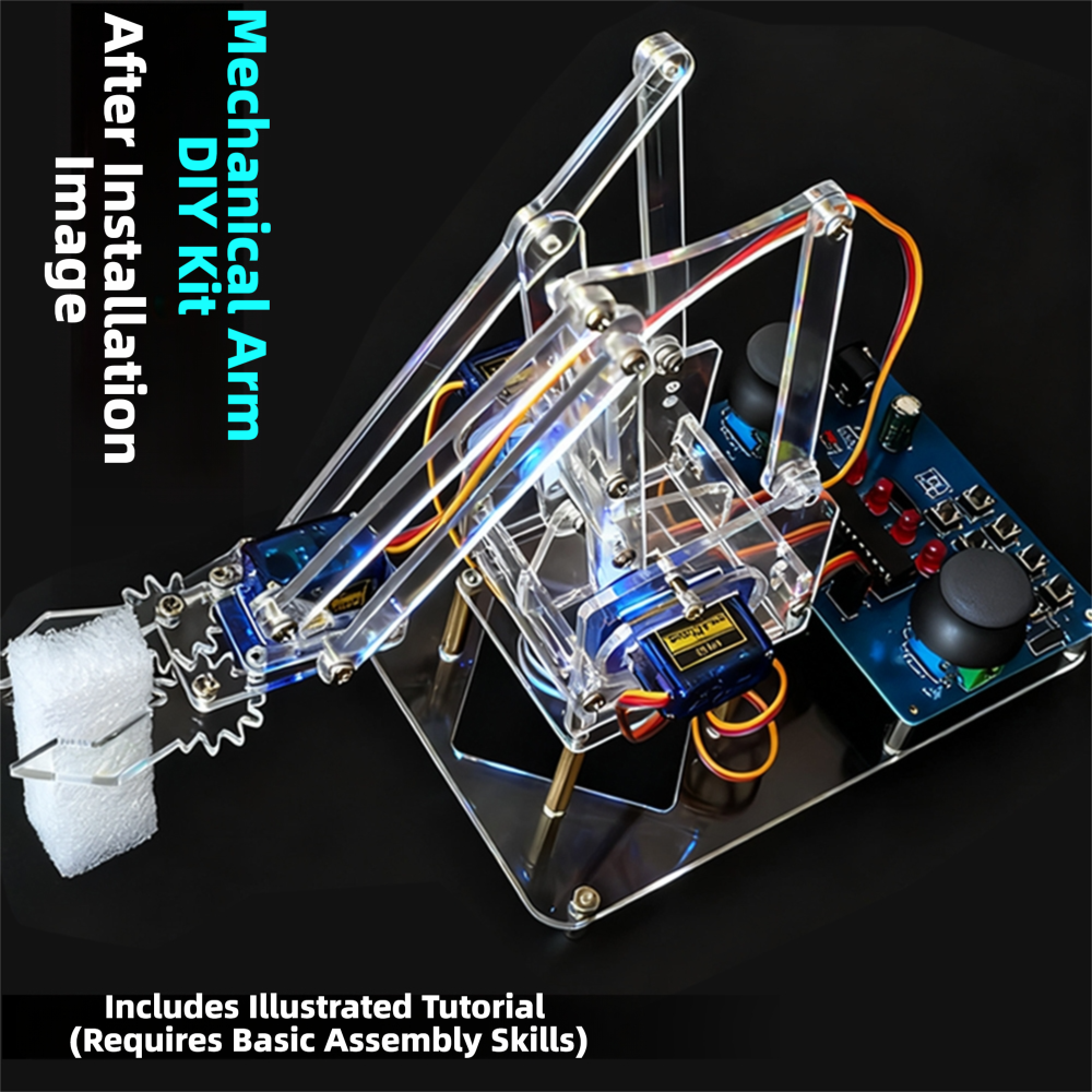 Diy Electronics Gifts - Complete DIY Robotic Arm Assembly Learning