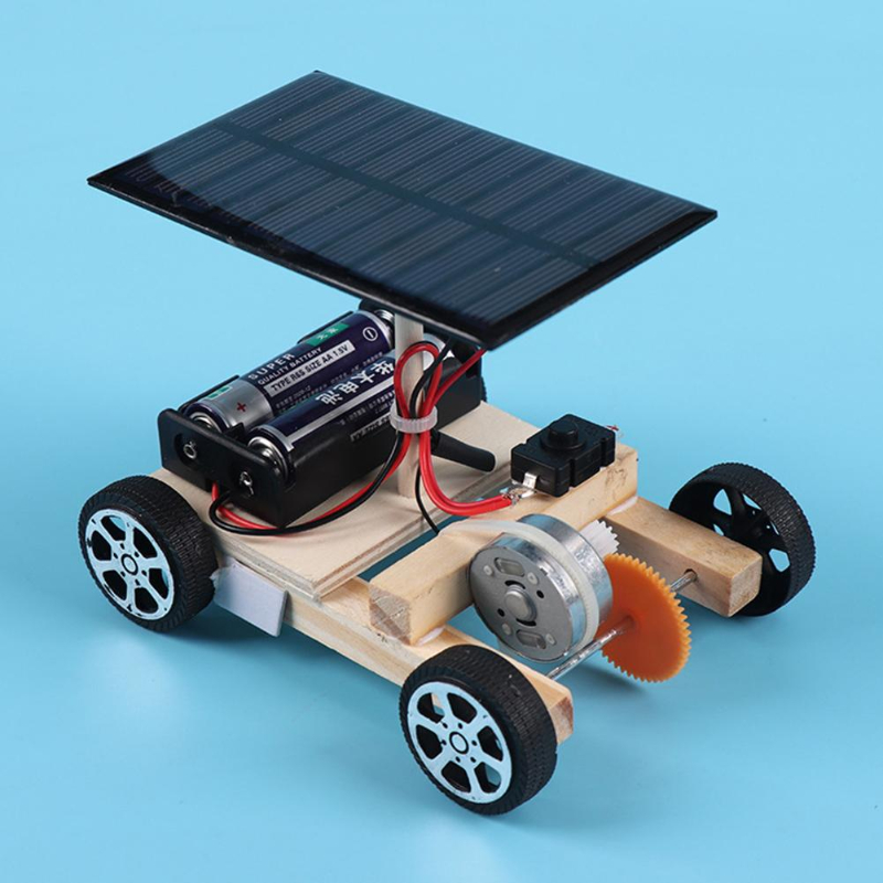 Diy Electronics Set - Assemble Solar Car Creative Inventions Motor