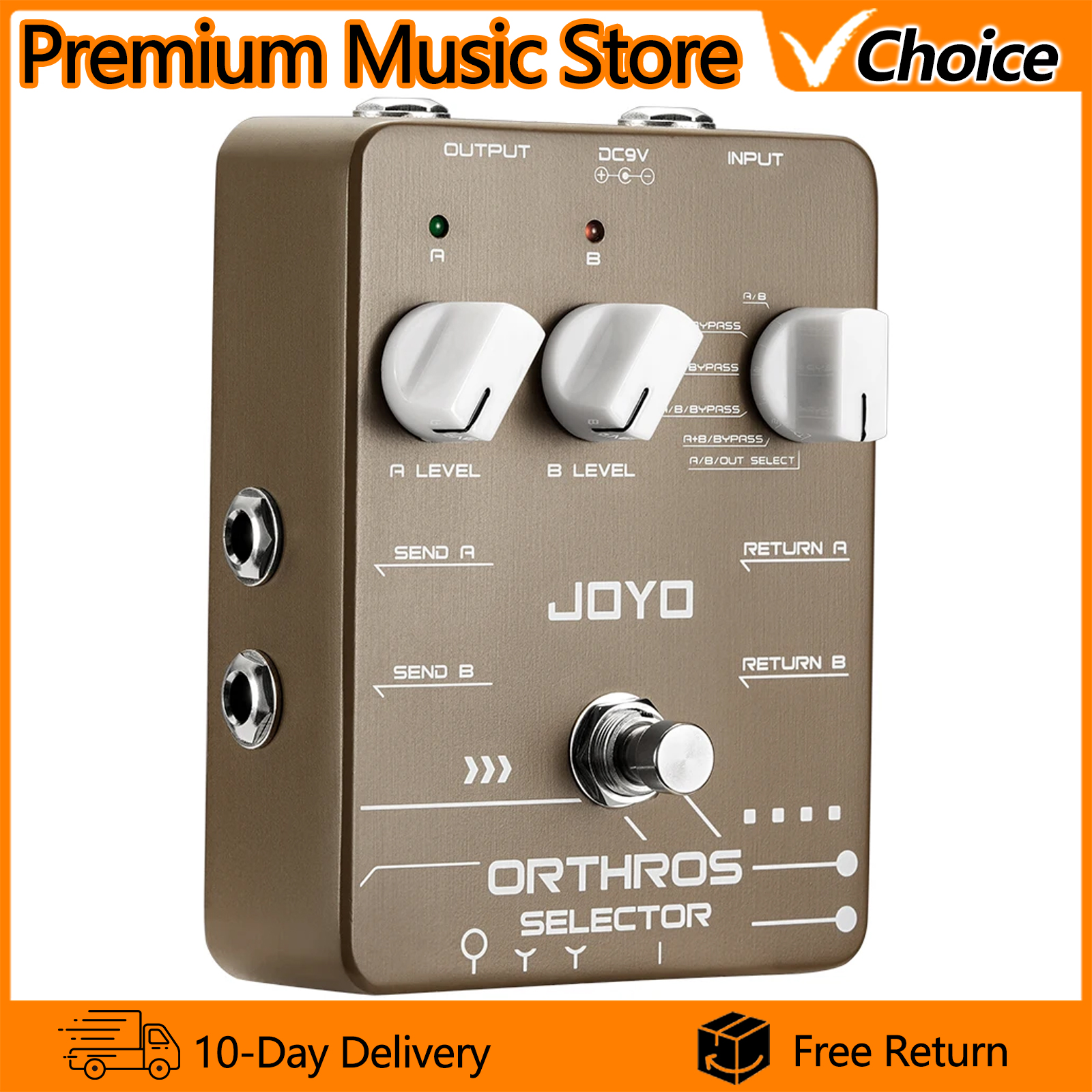 Diy Guitar Electronics - JF-24 Orthros Selector Guitar Effect Pedal
