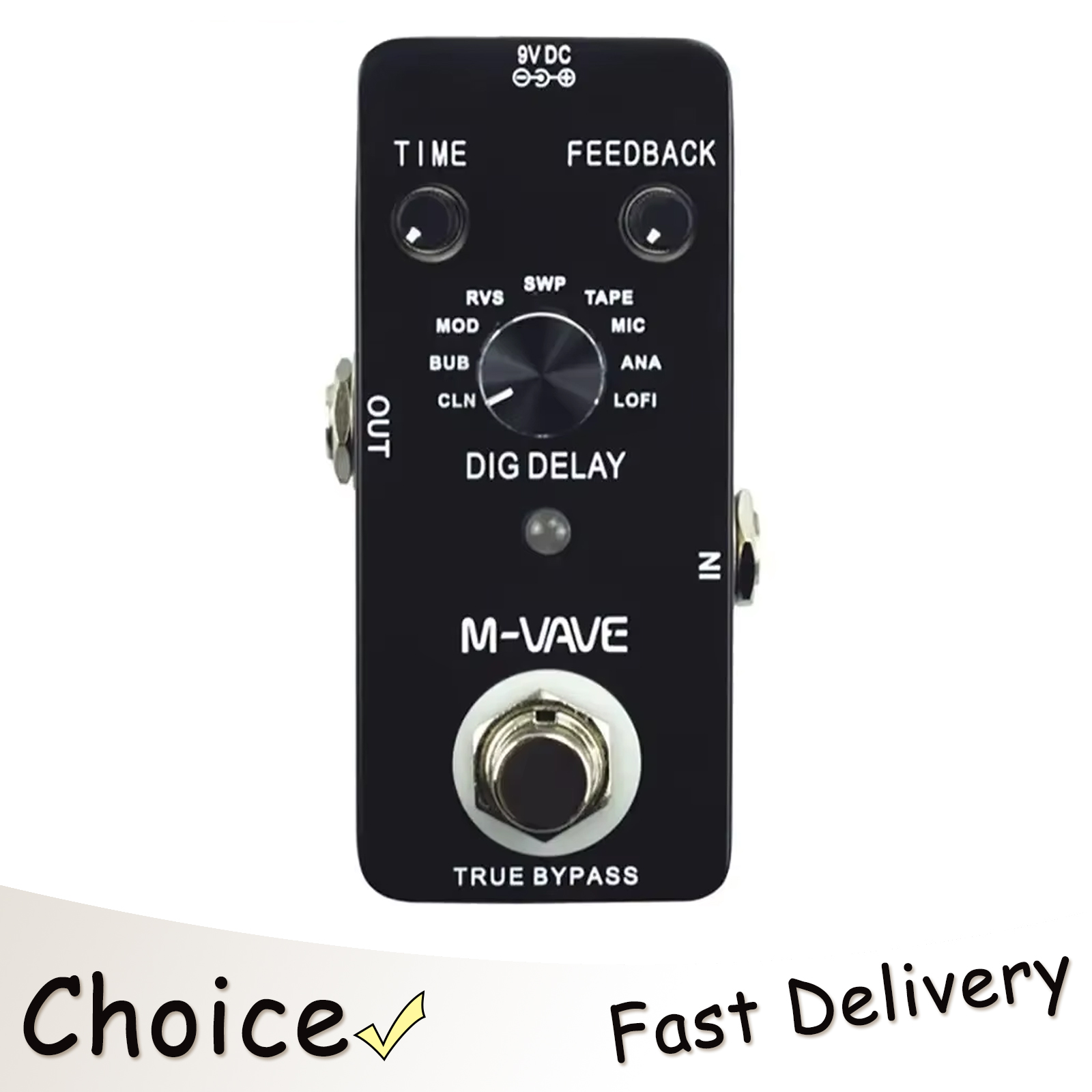 Diy Guitar Electronics - M-VAVE DIG DELAY Electric Guitar Effect