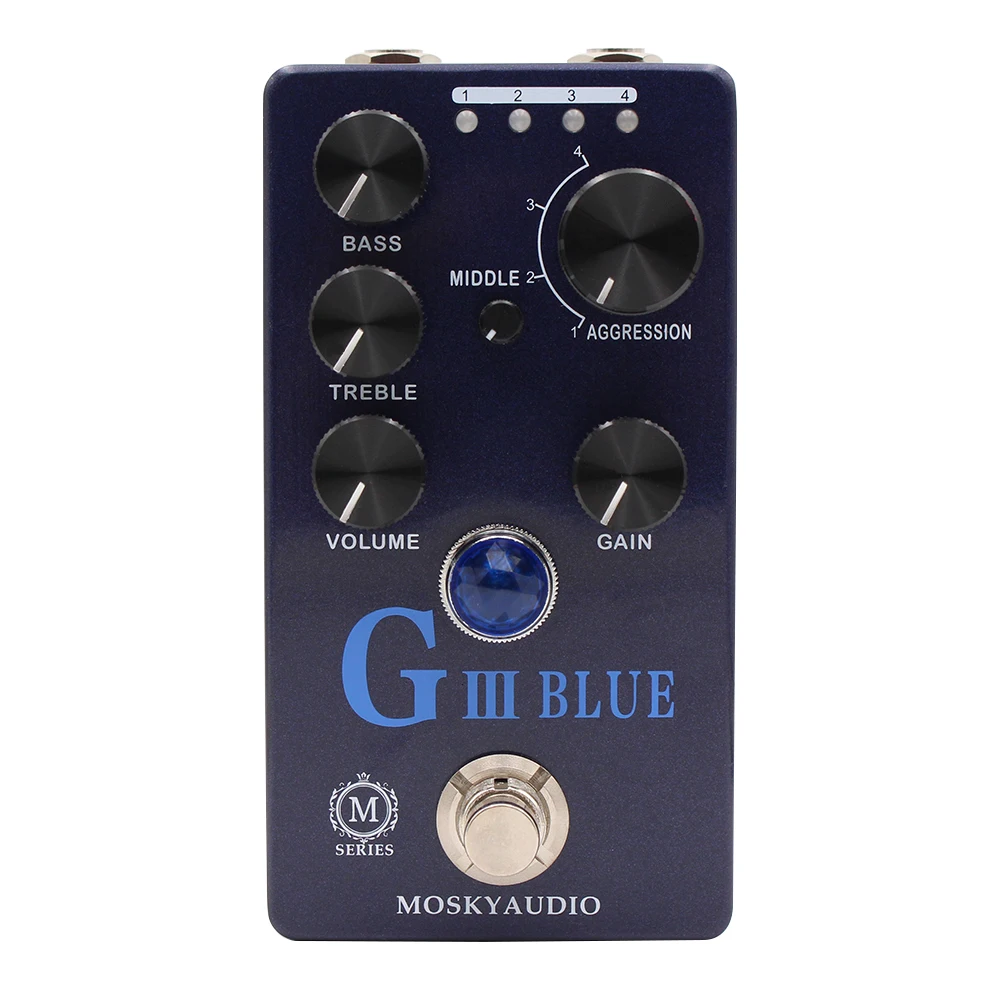 Diy Guitar Electronics - Mosky G III BLUE Overdrive Distortion
