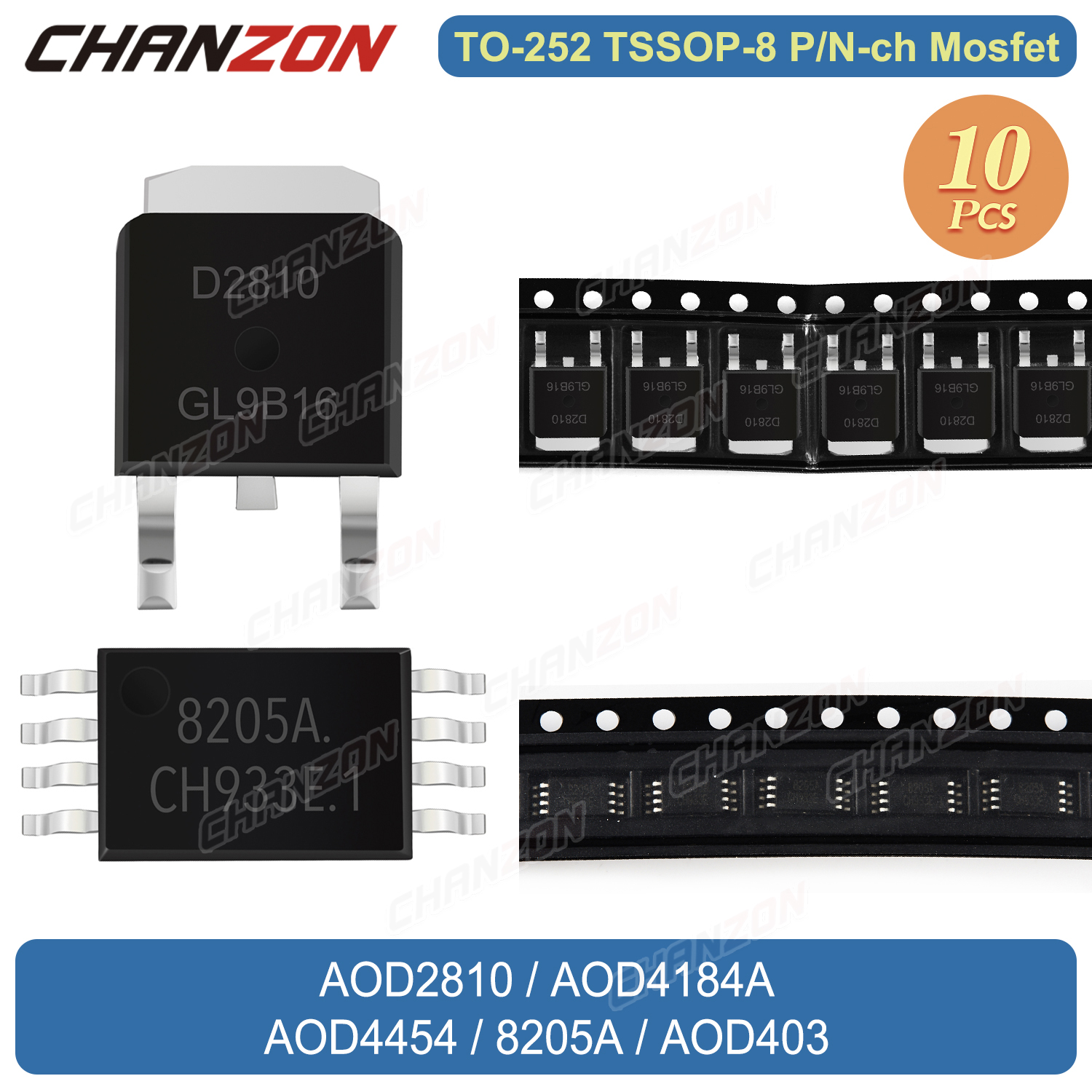Diy Electronics Youtube Channel - Original 10PCS TO-252 TSSOP-8 AOD2810 AOD4184A