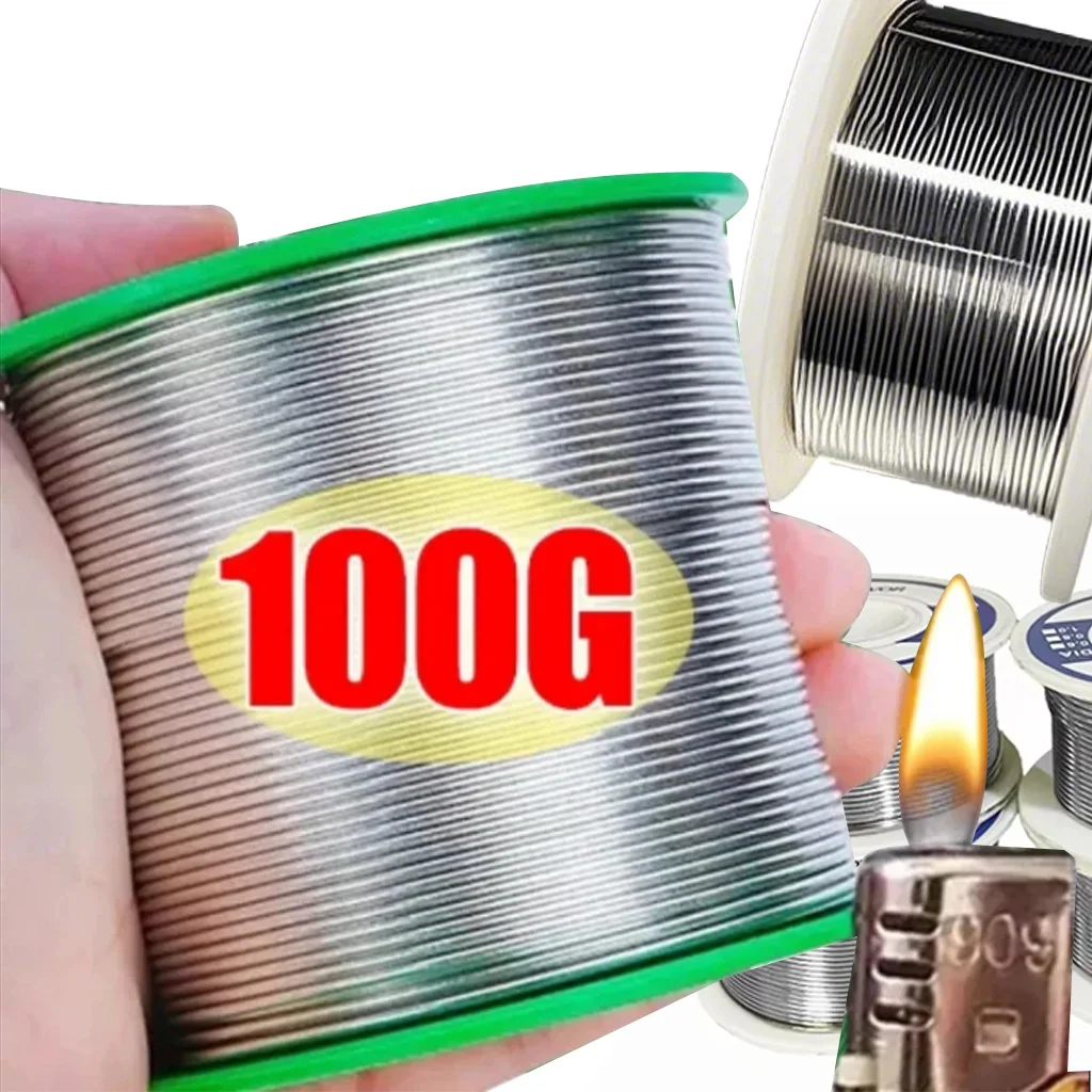 Diy Electronics Flux - 1.0mm 20/50/100g Rosin-Cored No-Clean Solder Wire,