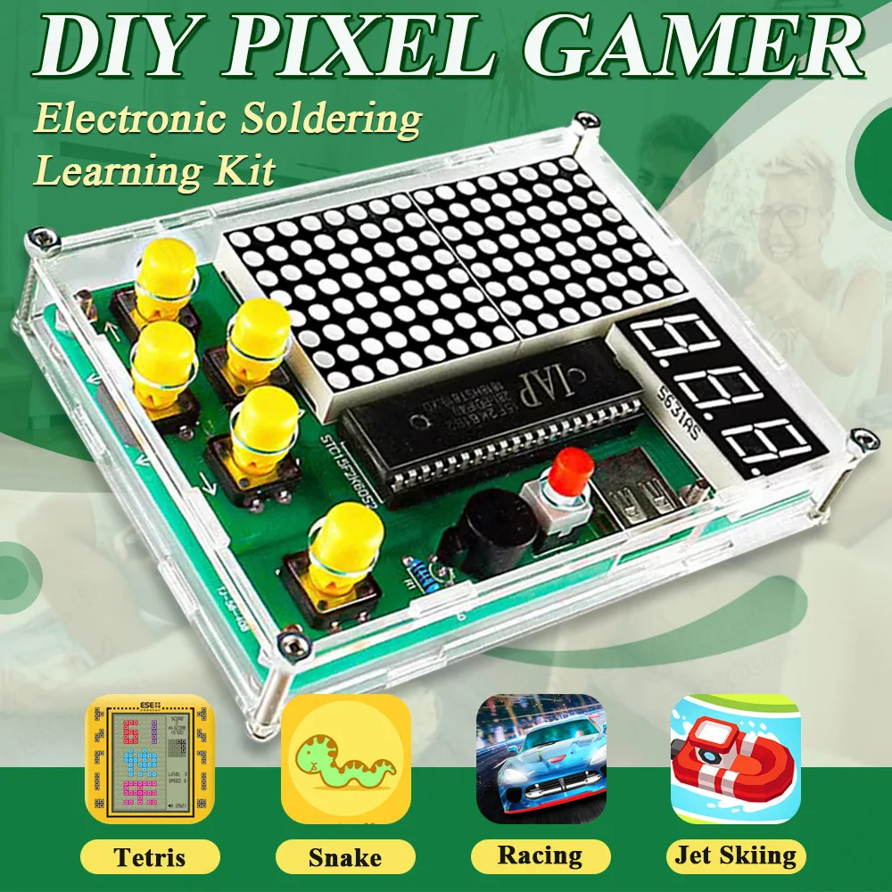 Diy Electronics Game - DIY Pixel Game Maker Kit Electronics