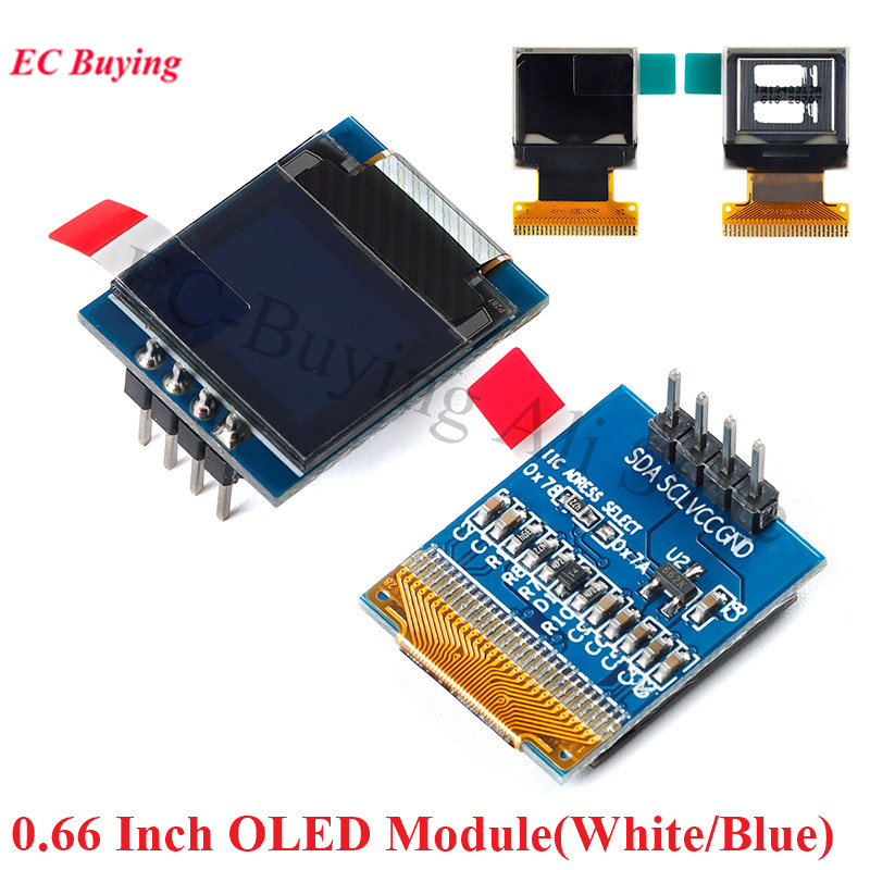 I2C Lcd Display - 0.66 inch OLED LCD Dispaly Module