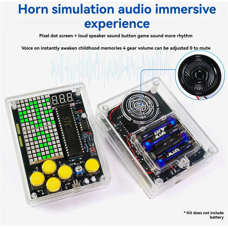 Diy Electronics Game - A97I-DIY Game Kit Game Console Electronic