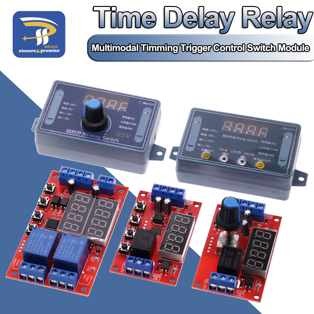 Relay Module 5V - DC 5V 12V 24V 10A Adjustable