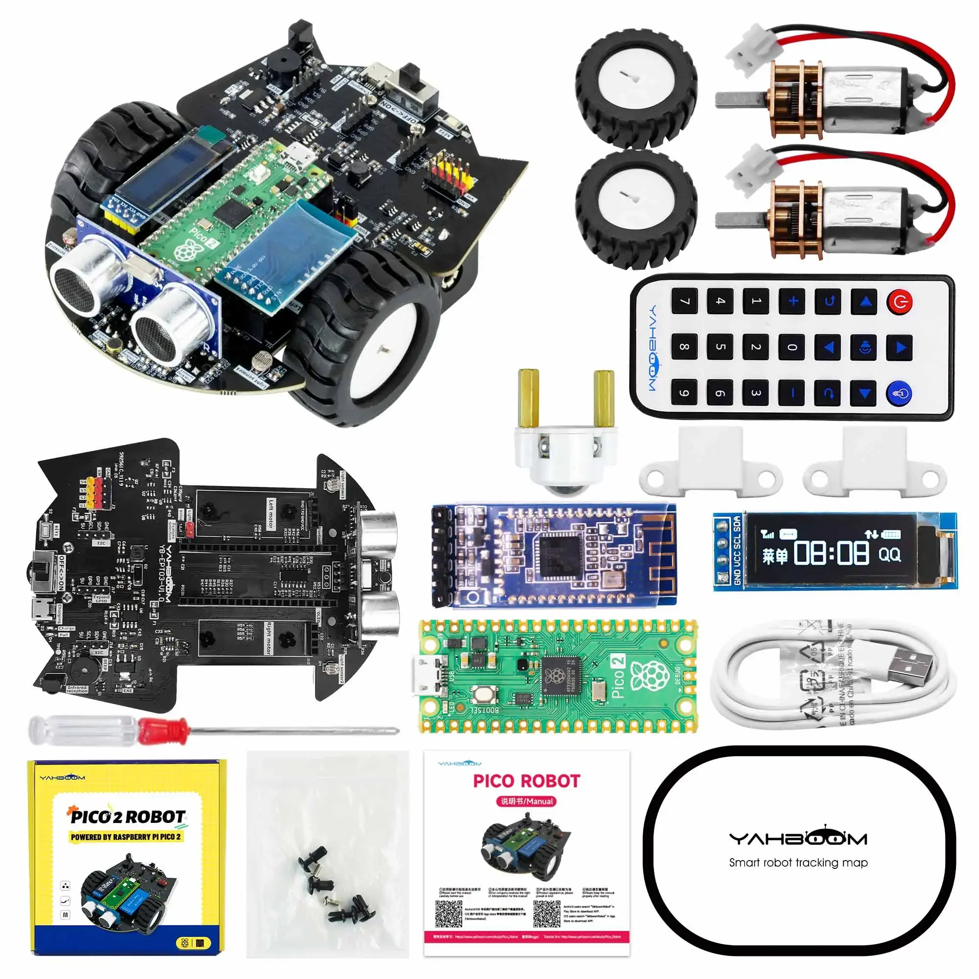 Yahboom Raspberry Pi Pico 2 Ro - Diy For Electronics ulasan dan harga