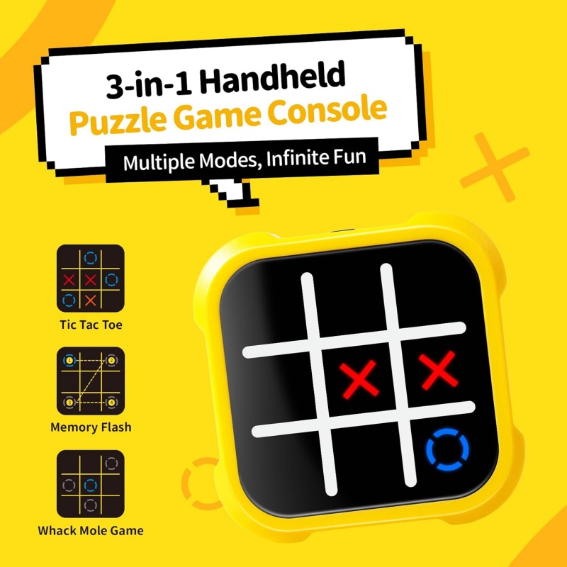 3 In 1 Tic Tac Toe Board Game  - Diy Electronics Gifts ulasan dan harga