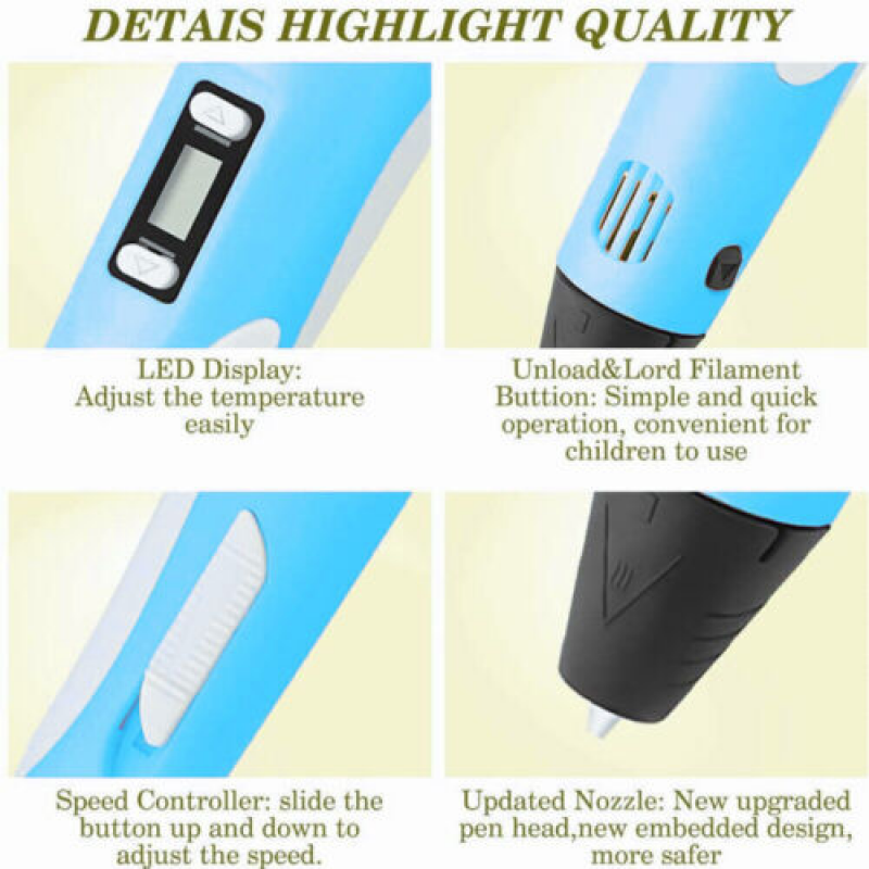 Magic bid Electronic 3D Pen 3d - Diy Electronics Filament ulasan dan harga
