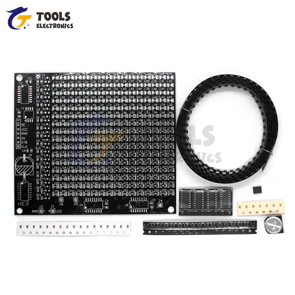 DIY Electronic Kit 64LED/256LE - Diy Electronics Set ulasan dan harga