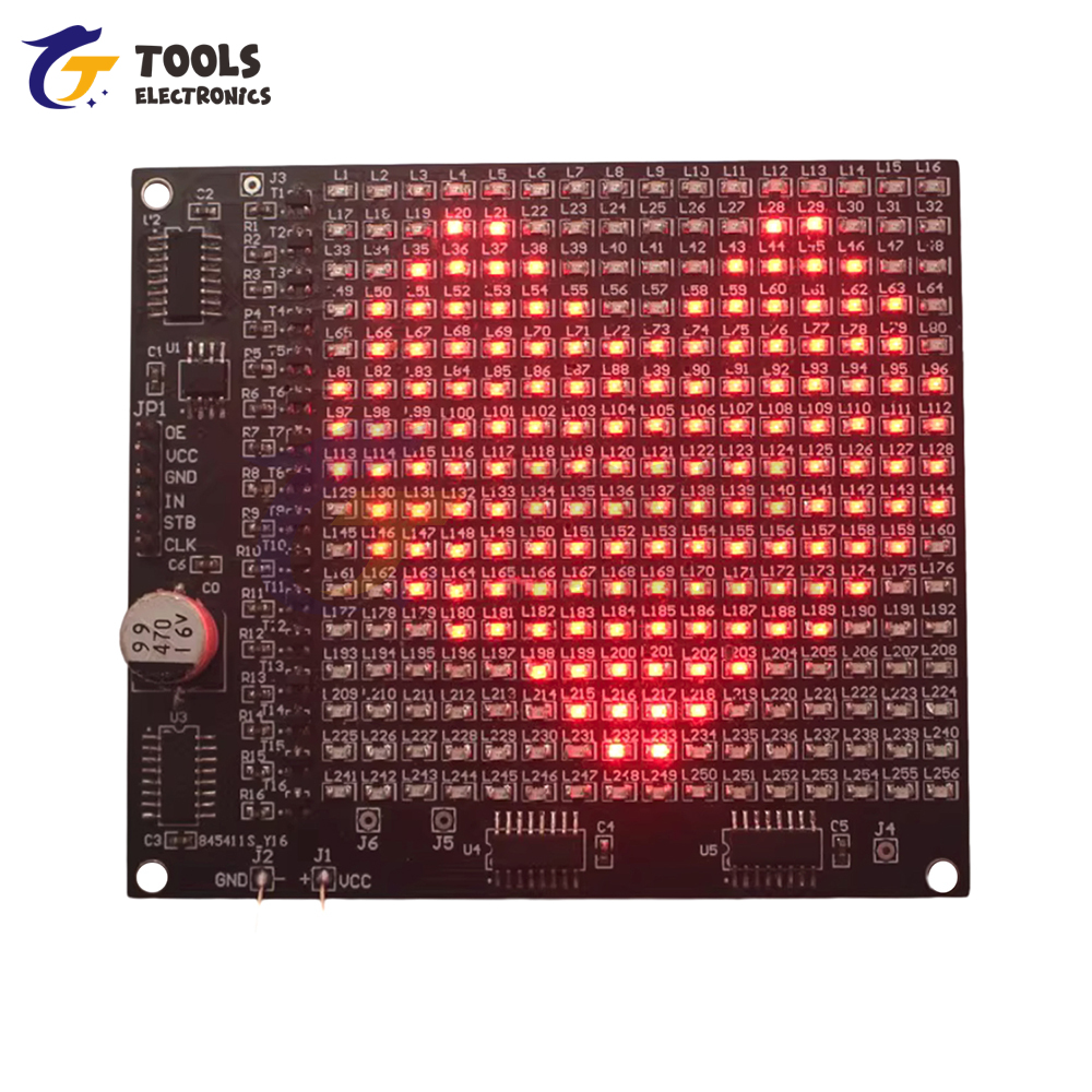 DIY Electronic Kit 64LED/256LE - Diy Electronics Set ulasan dan harga