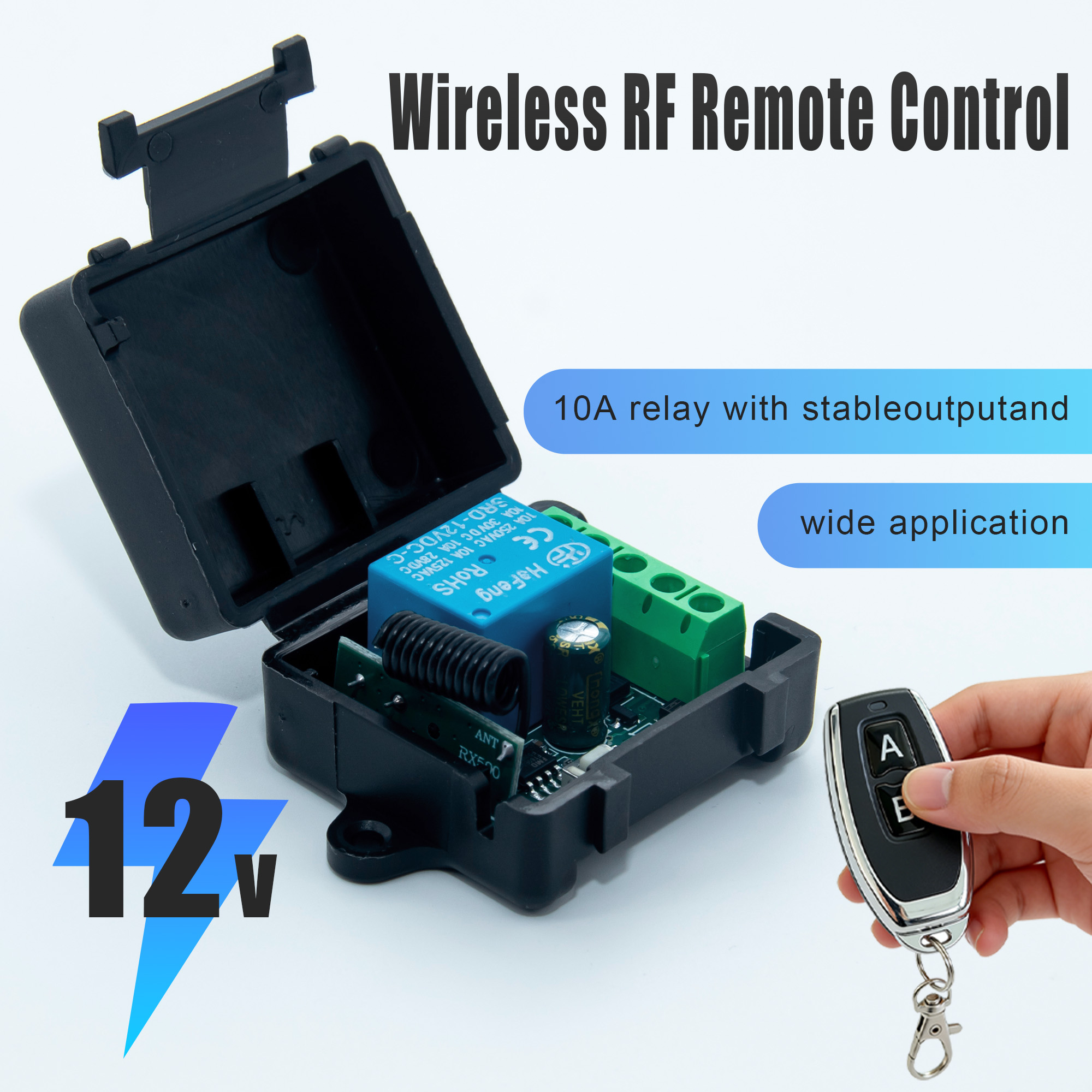 DC 12V 433MHz Wireless Remote  - Relay Module 5V ulasan dan harga