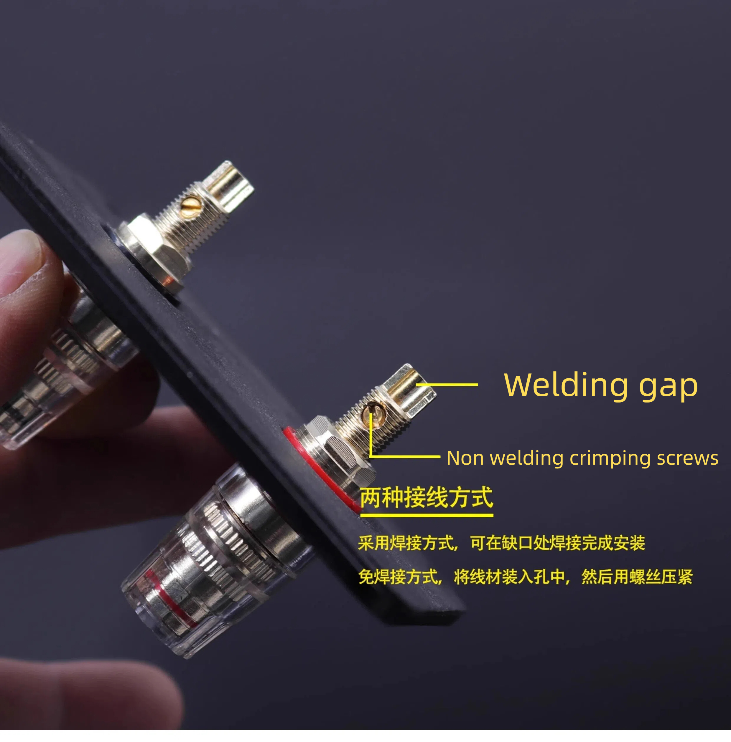 1PC GHXAMP 92x80mm Metal Speak - Diy Electronics Set ulasan dan harga