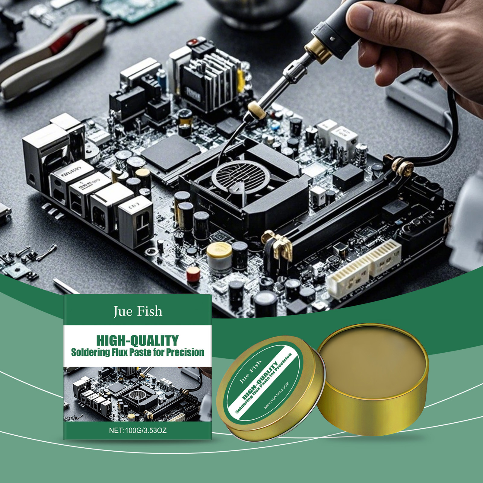100g Soldering Flux-Paste,Sold - Diy Electronics Flux ulasan dan harga