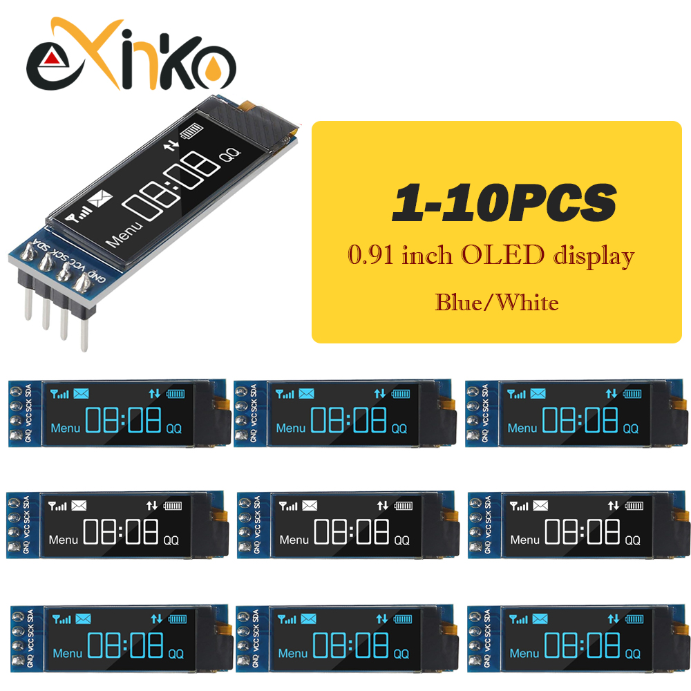 1-10pcs 0.91 inch OLED display - I2C Lcd Display ulasan dan harga