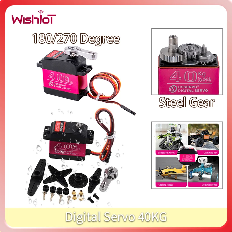 Digital Servo 40KG 180/270 Deg - Diy Electric Car ulasan dan harga