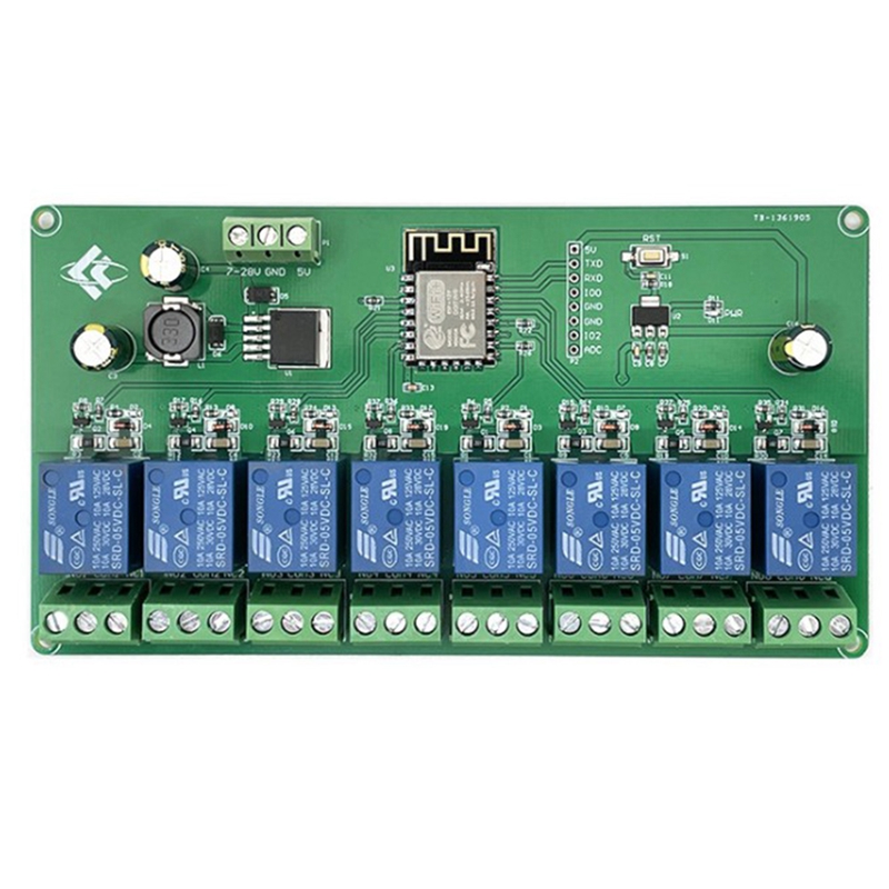 ESP8266 WIFI 8 Channel Relay M - Relay Module 5V ulasan dan harga