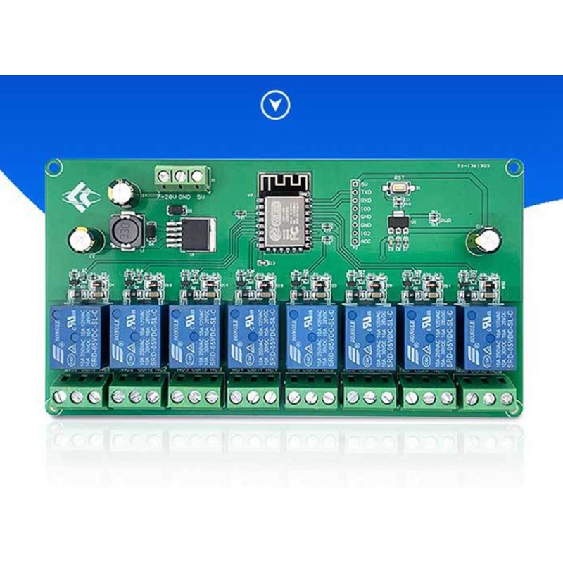 ESP8266 WIFI 8 Channel Relay M - Relay Module 5V ulasan dan harga