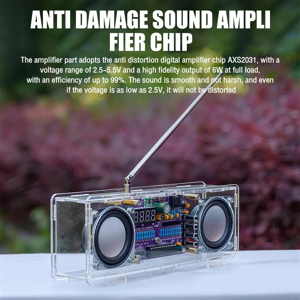 87.5MHz~108MHz FM Radio Electr - Diy Electronics Youtube Channel ulasan dan harga