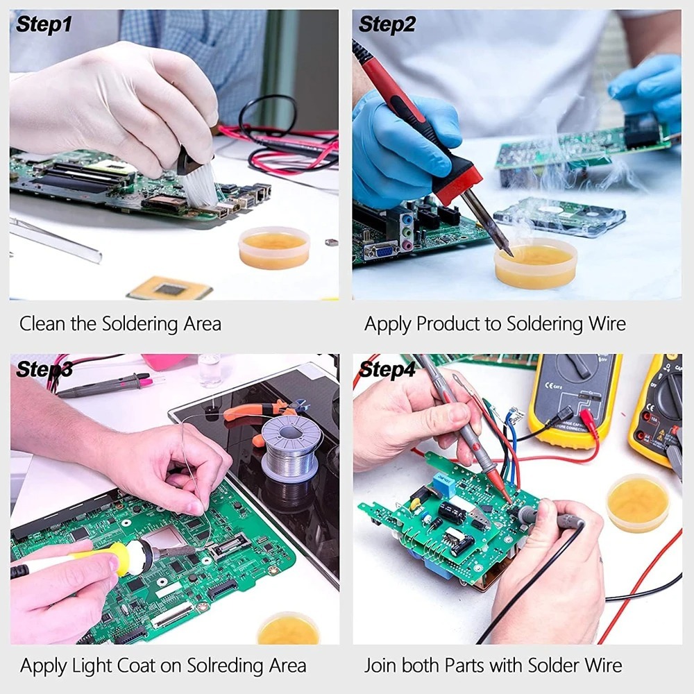 New Solder Flux Paste for Lead - Diy Electronics Flux ulasan dan harga