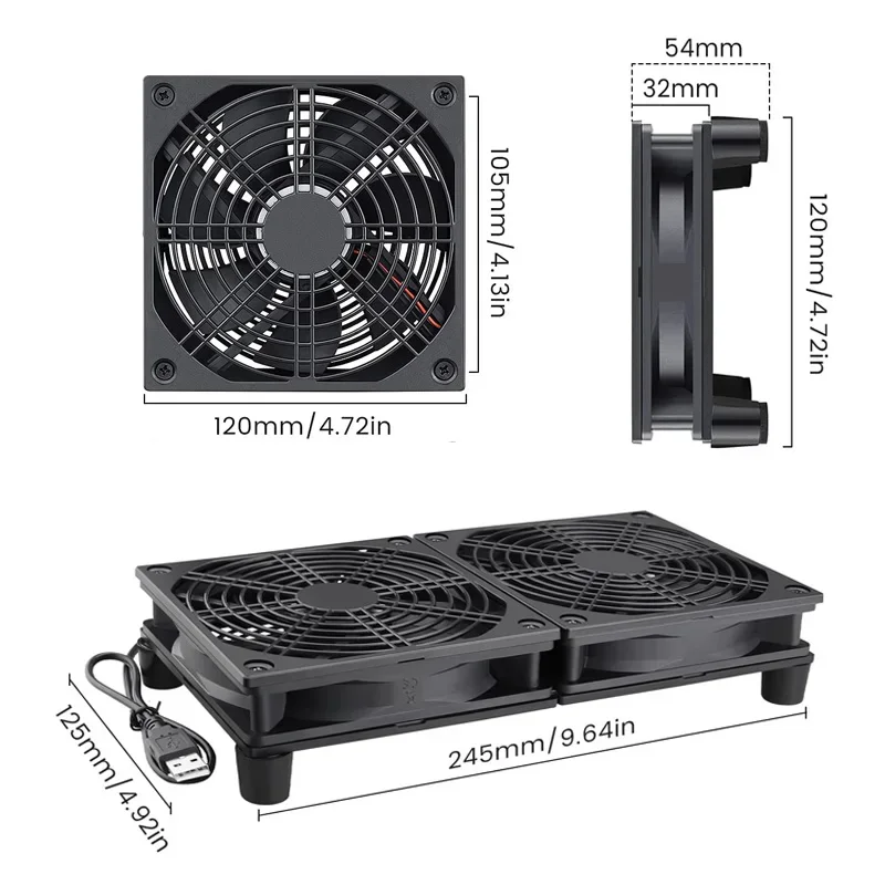 Router Cooling Fan High Airflo - Diy Electronics Projects ulasan dan harga