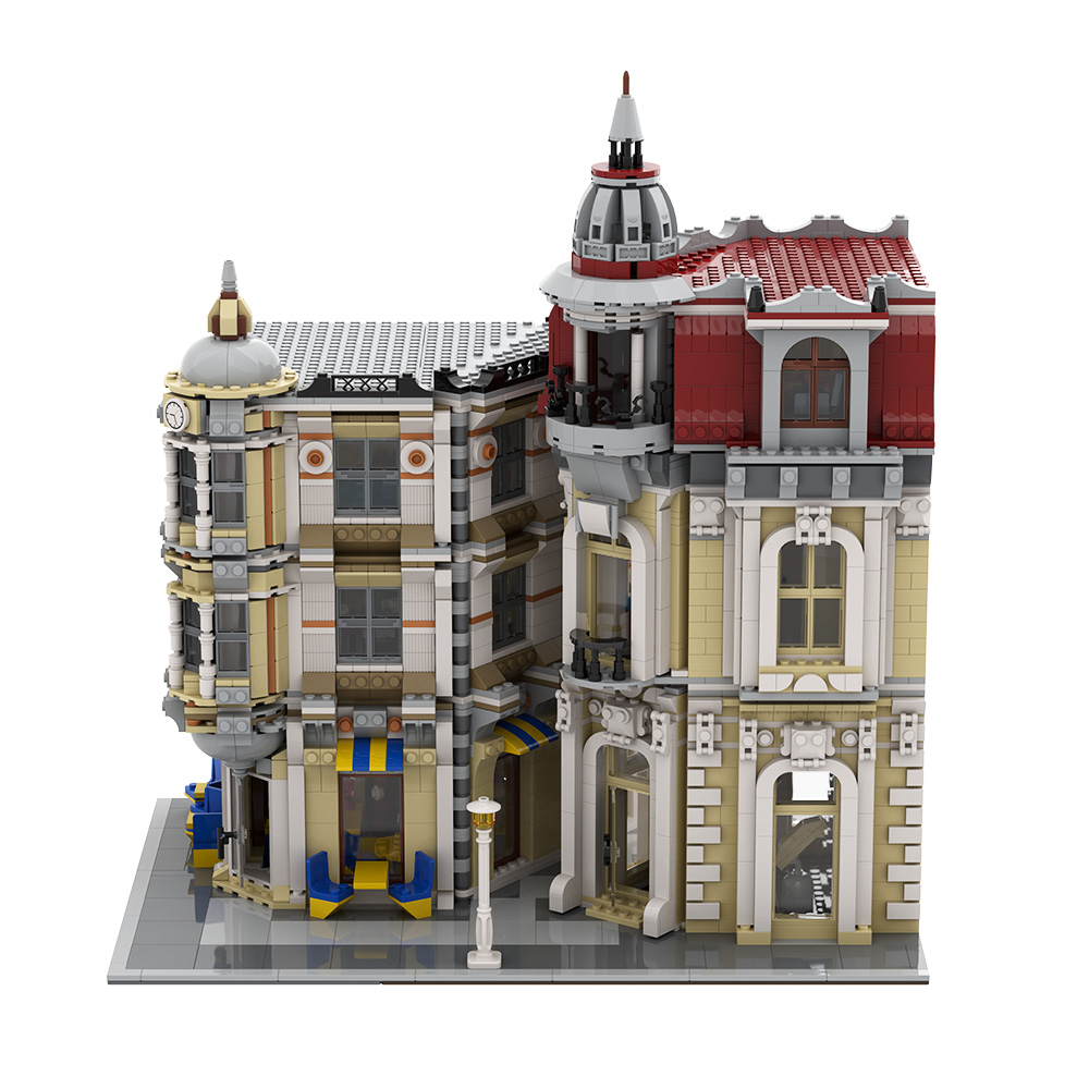 Gobricks MOC Street View Corne - Diy Electronics Store ulasan dan harga