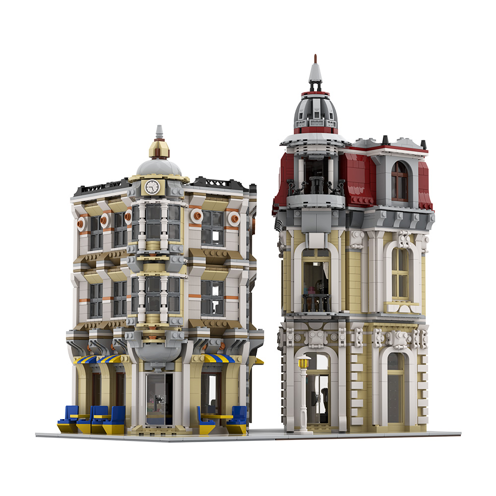 Gobricks MOC Street View Corne - Diy Electronics Store ulasan dan harga