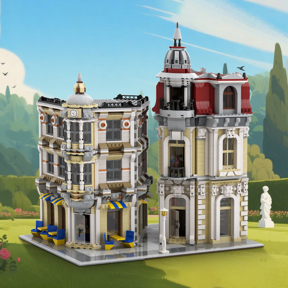 Gobricks MOC Street View Corne - Diy Electronics Store ulasan dan harga