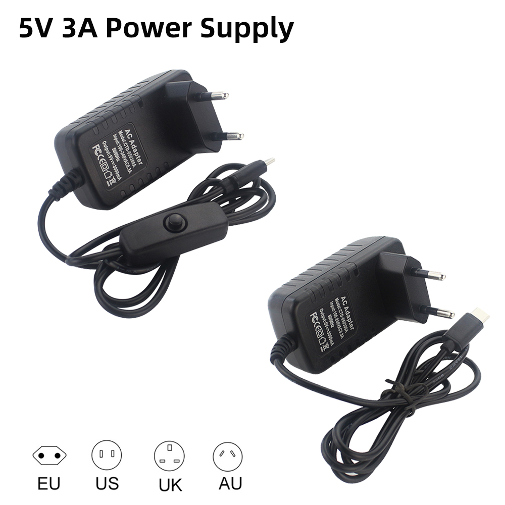 5V 3A Raspberry Pi 4 Power Sup - Raspberry Pi Zero ulasan dan harga
