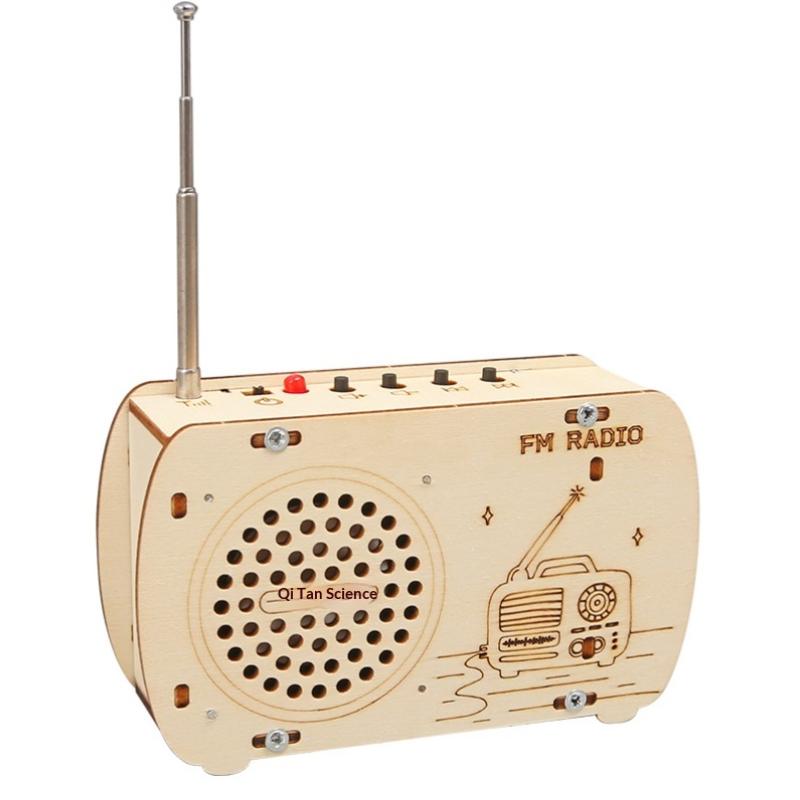 DIY Wooden FM Radio Kit Vintag - Diy Electronics Projects For Students ulasan dan harga