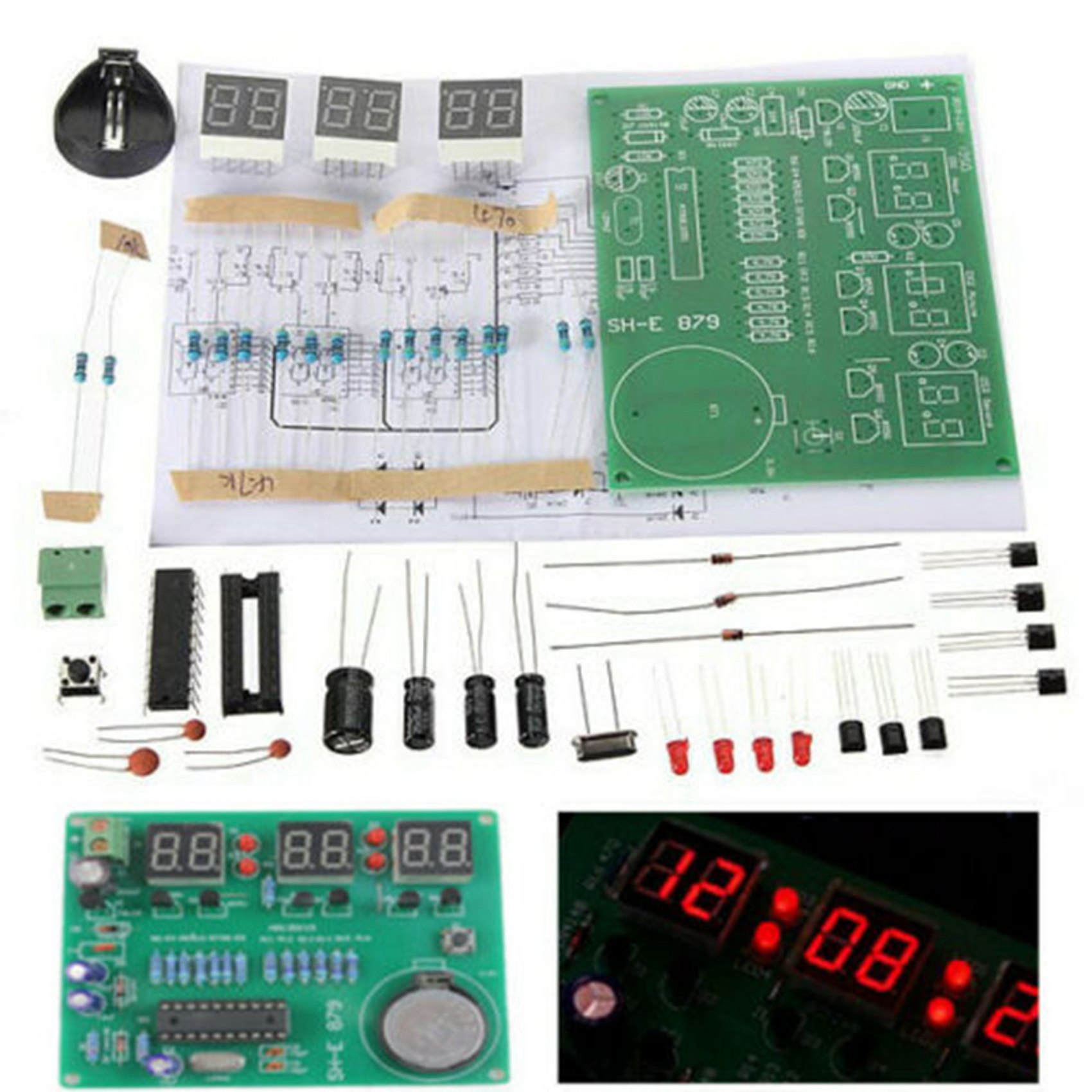 【PUBLICITY】3 Set AT89C2051 6 D - Diy Electronics Flux ulasan dan harga