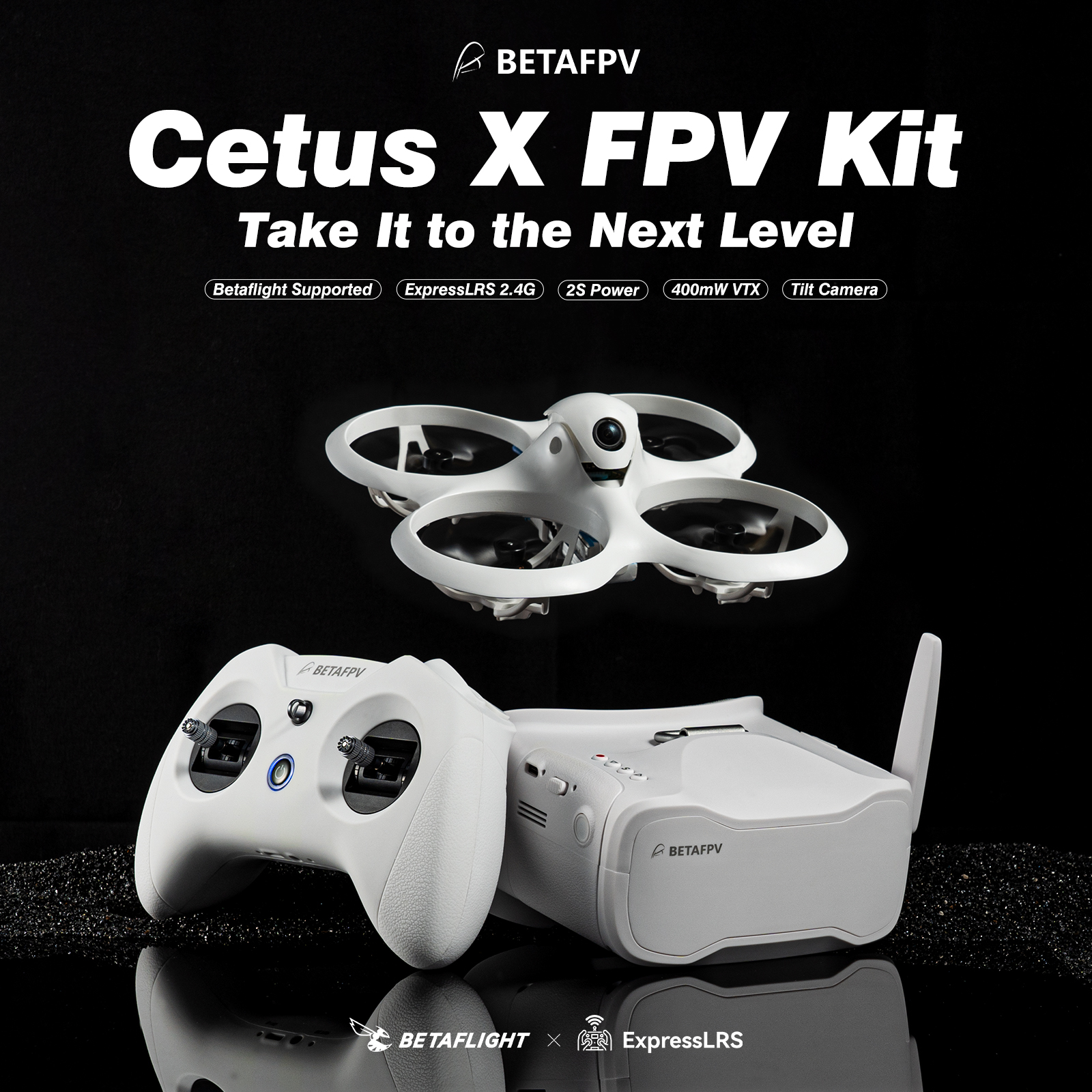 BETAFPV Cetus X FPV Kit Racing - Diy Drone Electronics Kit ulasan dan harga