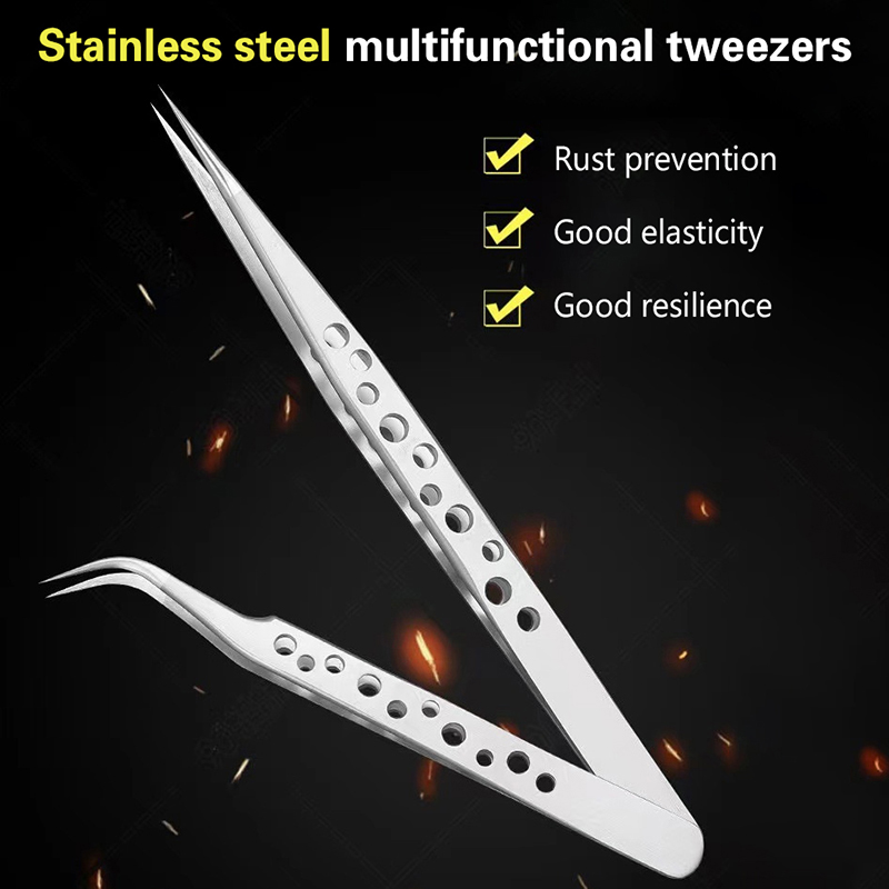2pcs Industrial Tweezers Elect - Diy Electronics Set ulasan dan harga