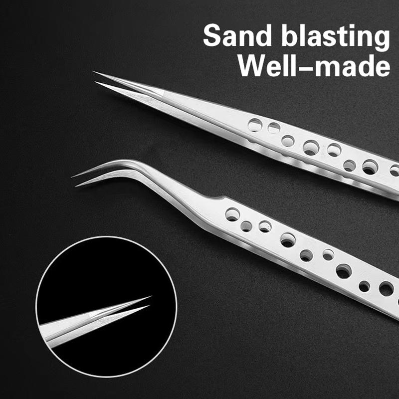2pcs Industrial Tweezers Elect - Diy Electronics Set ulasan dan harga