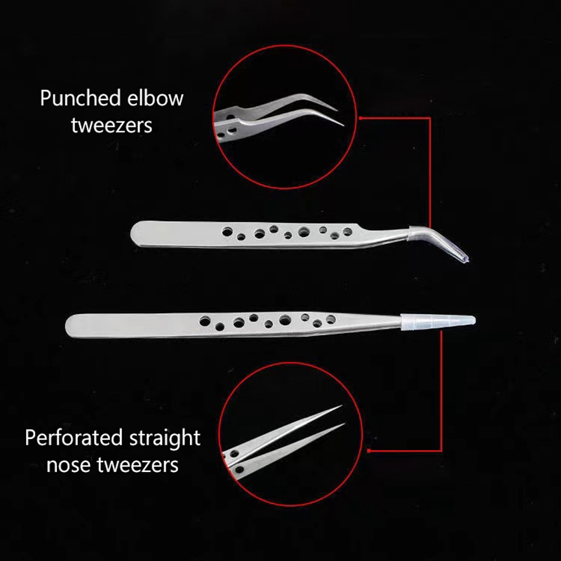 2pcs Industrial Tweezers Elect - Diy Electronics Set ulasan dan harga