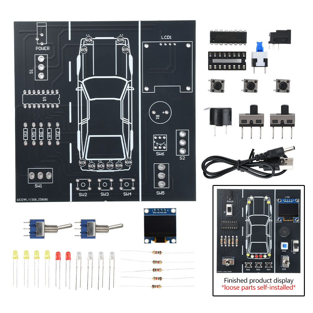 DC5V DIY Car Driving Simulatio - Diy Electronics Projects For Students ulasan dan harga
