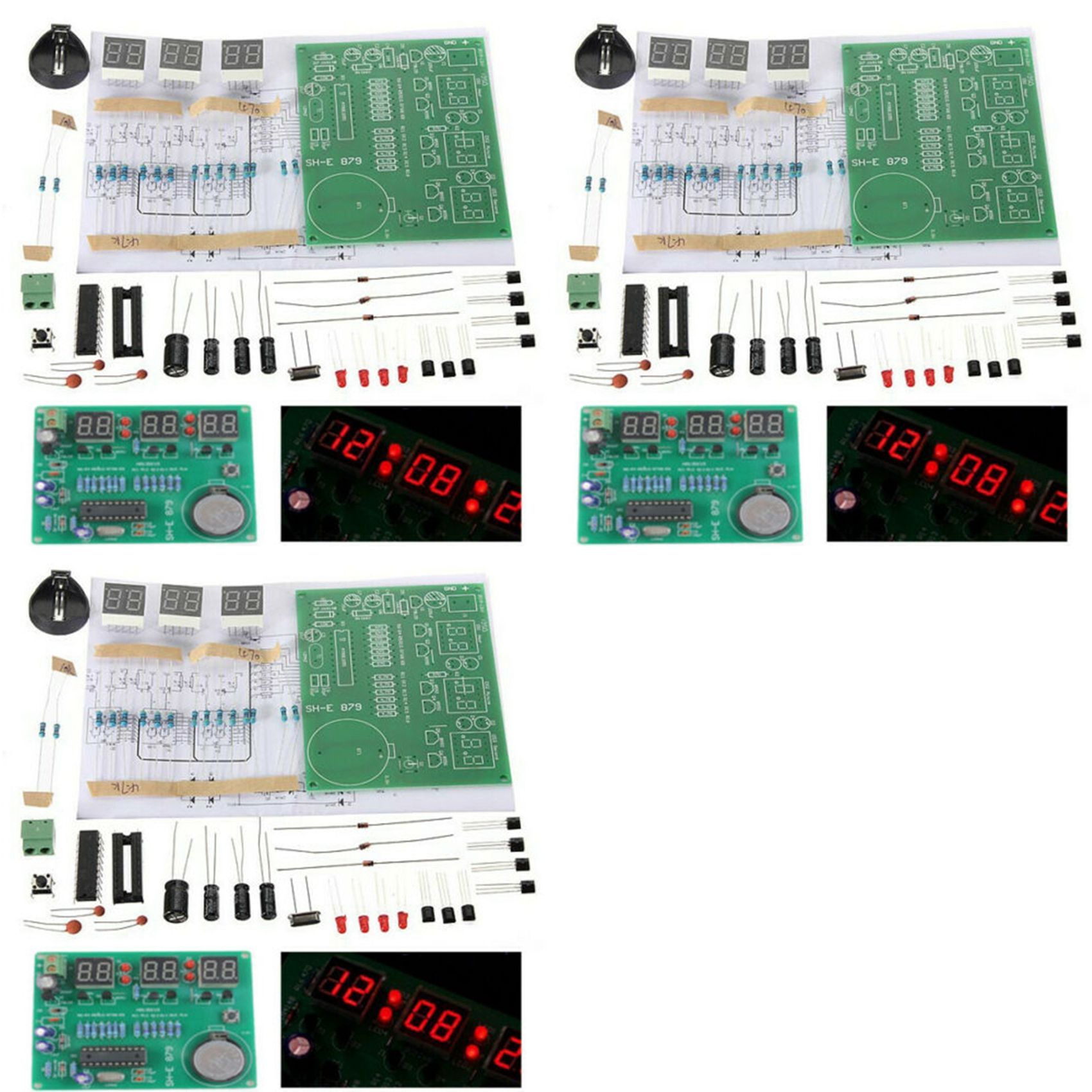 T31C-3 Set AT89C2051 6 Digital - Diy Electronics Flux ulasan dan harga