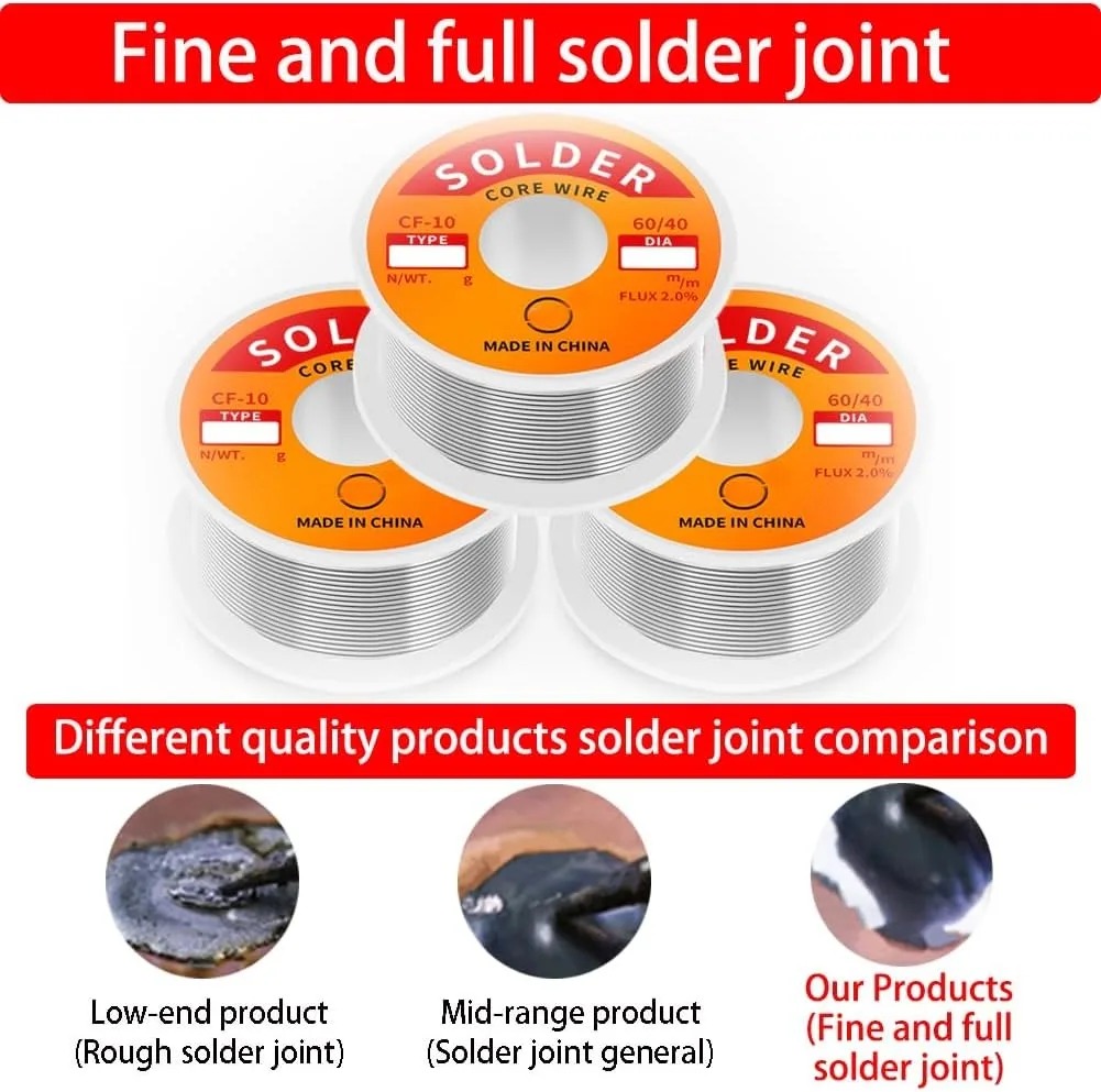 Tin Solder Wire Rosin Core 2%  - Diy Electronics Flux ulasan dan harga