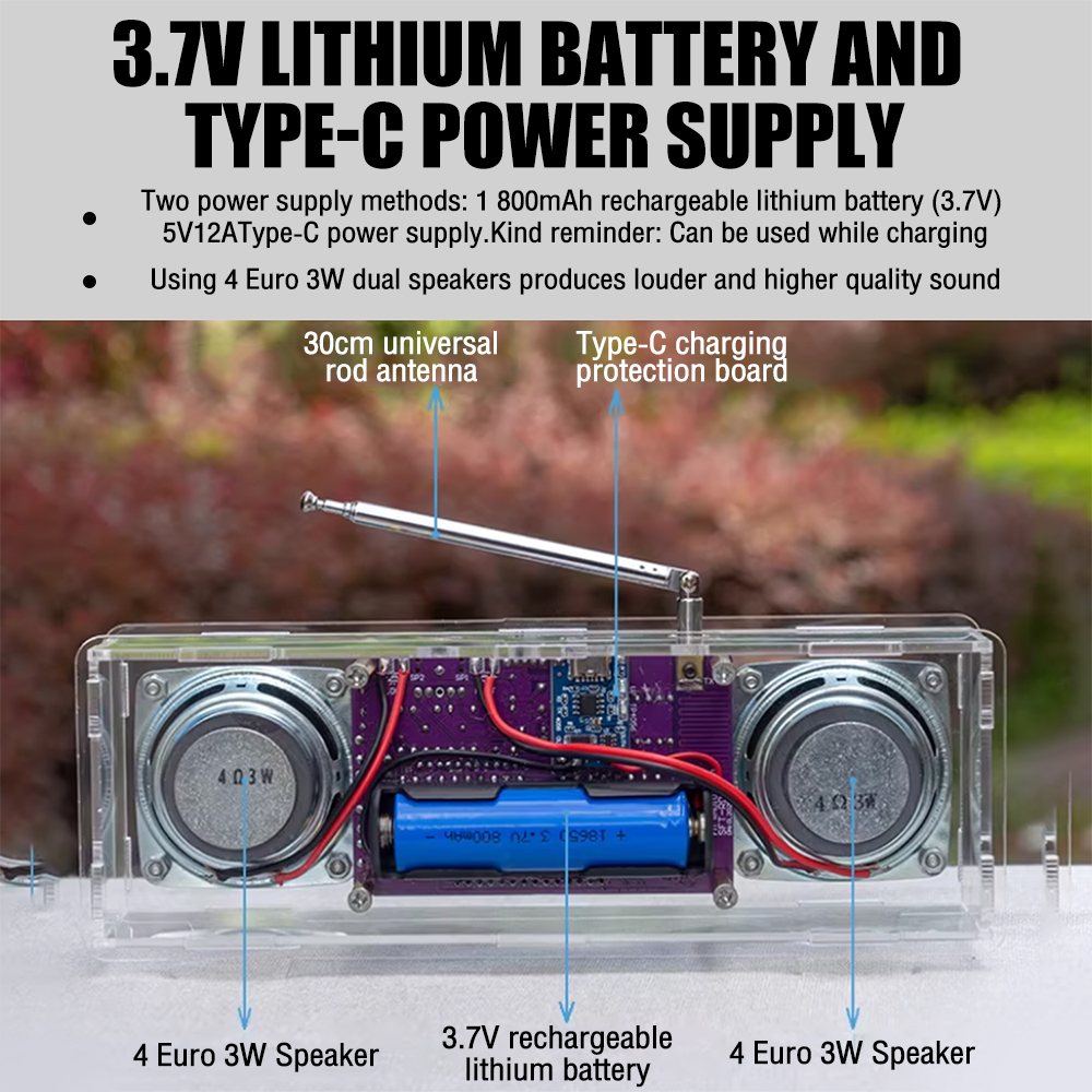 FM Radio Electronic 87.5MHz~10 - Diy Electronics Youtube Channel ulasan dan harga