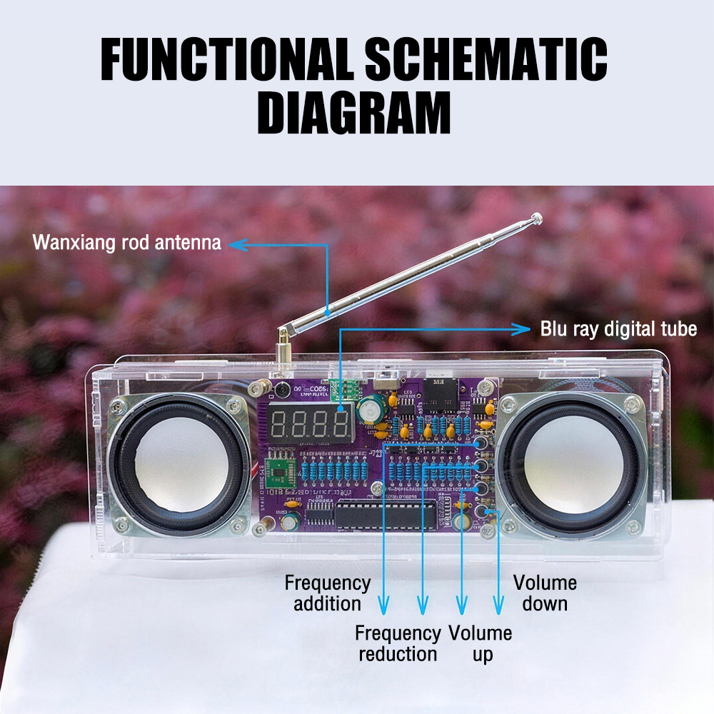 FM Radio Electronic 87.5MHz~10 - Diy Electronics Youtube Channel ulasan dan harga