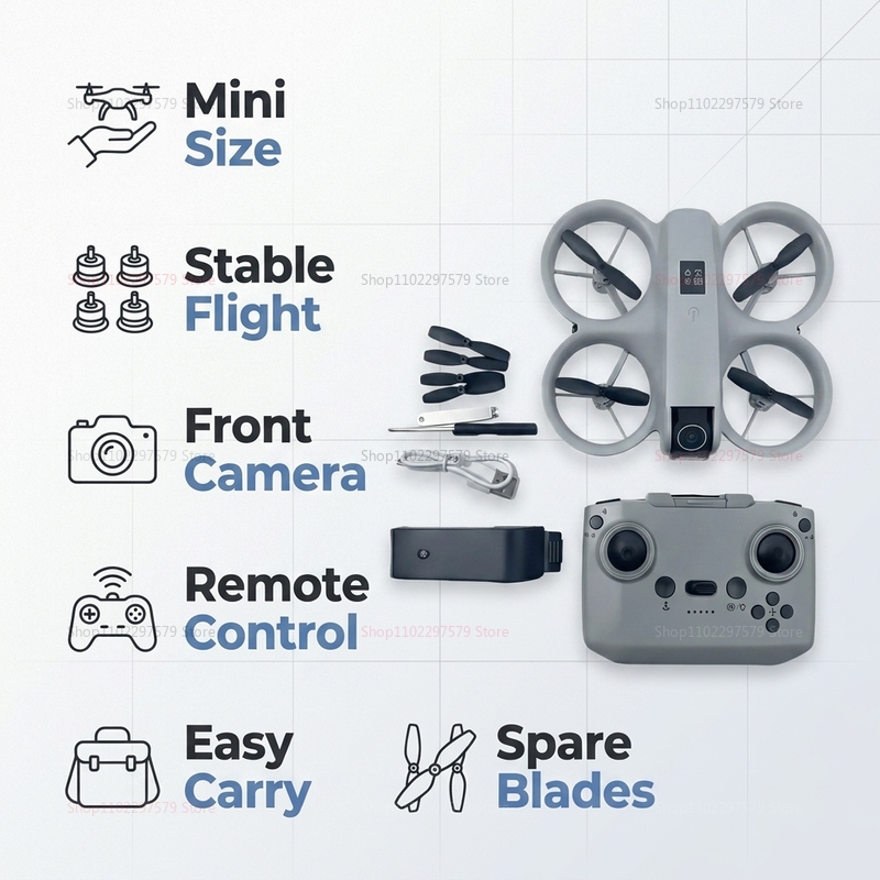 Mini Drone with 8K HD Camera F - Diy Drone Electronics Kit ulasan dan harga