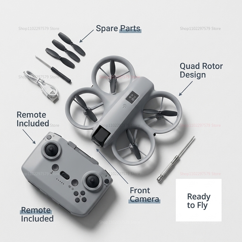 Mini Drone with 8K HD Camera F - Diy Drone Electronics Kit ulasan dan harga