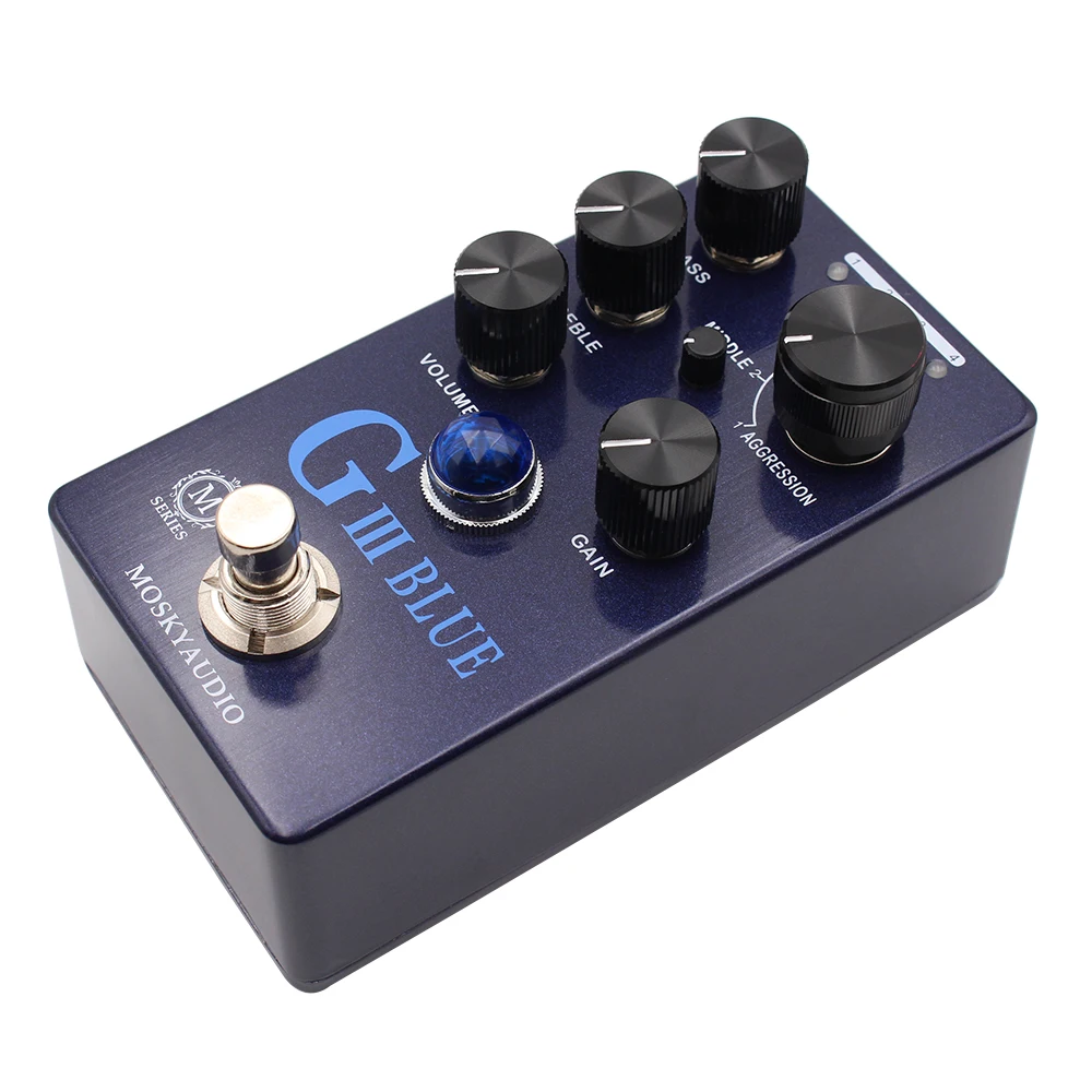 Mosky G III BLUE Overdrive Dis - Diy Guitar Electronics ulasan dan harga