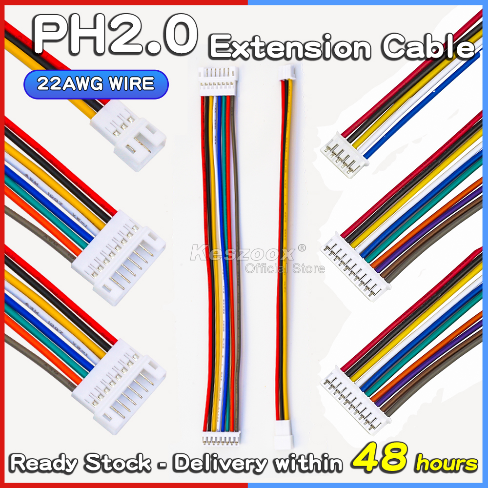 Keszoox JST PH2.0 Extension Wi - Diy Electronics Wire ulasan dan harga