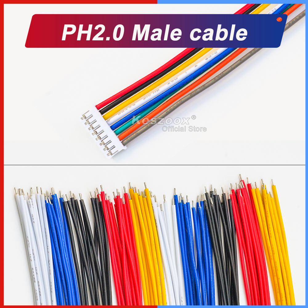 Keszoox JST PH2.0 Extension Wi - Diy Electronics Wire ulasan dan harga