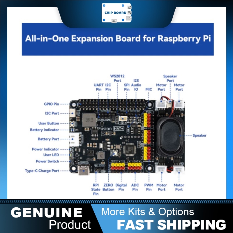 SunFounder Fusion HAT+: Raspbe - Raspberry Pi Zero ulasan dan harga