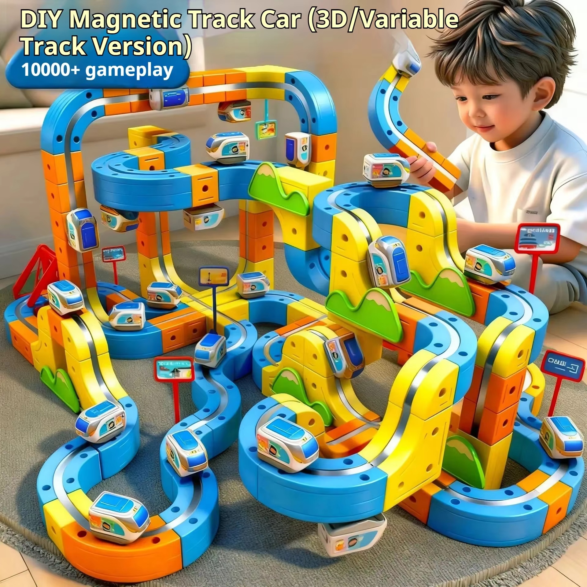 Magic Transforming Magnetic Cu - Diy Electric Car ulasan dan harga