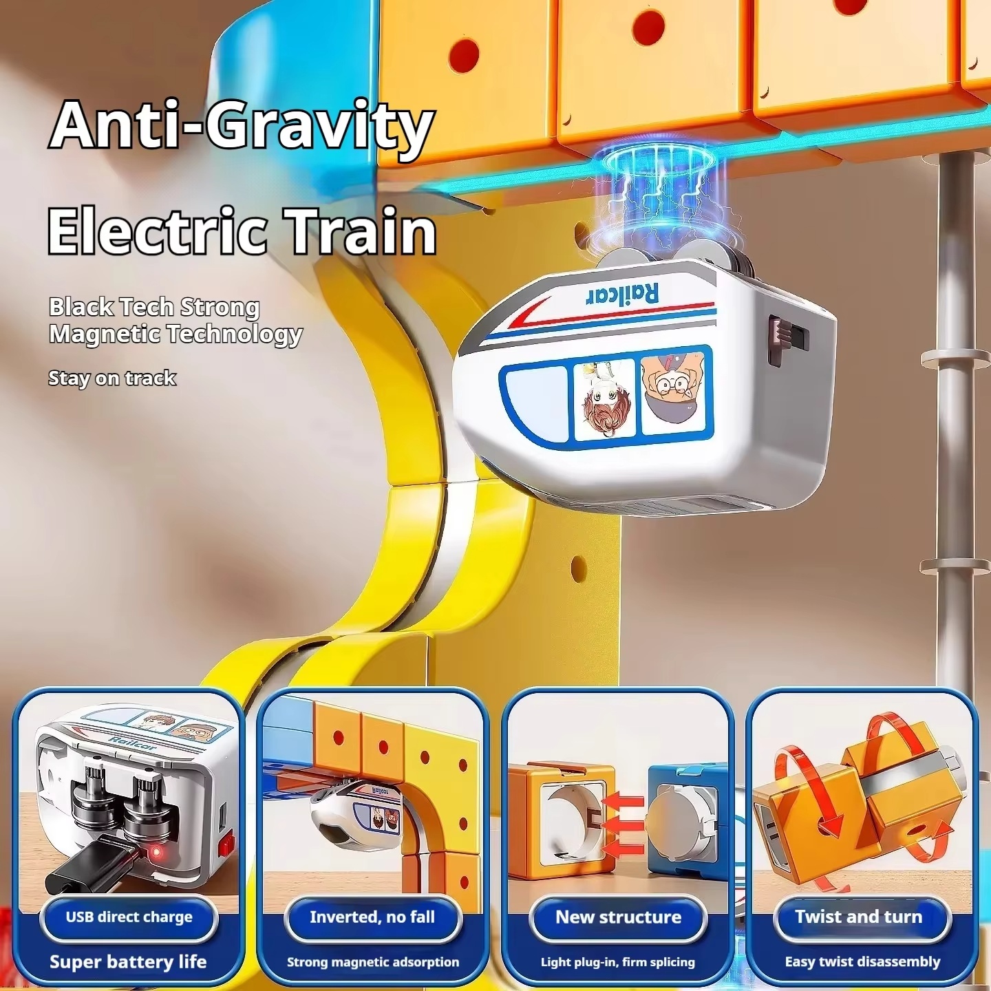 Magic Transforming Magnetic Cu - Diy Electric Car ulasan dan harga